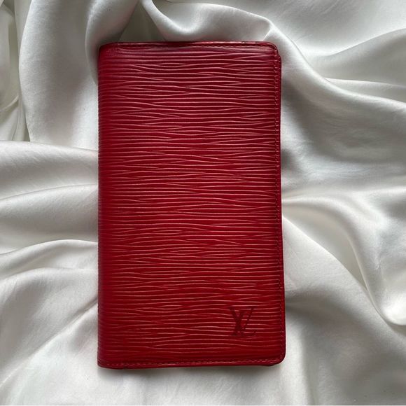 Louis Vuitton Handbags - SALE🎃 Louis Vuitton Epi Red Bi-Fold Wallet
